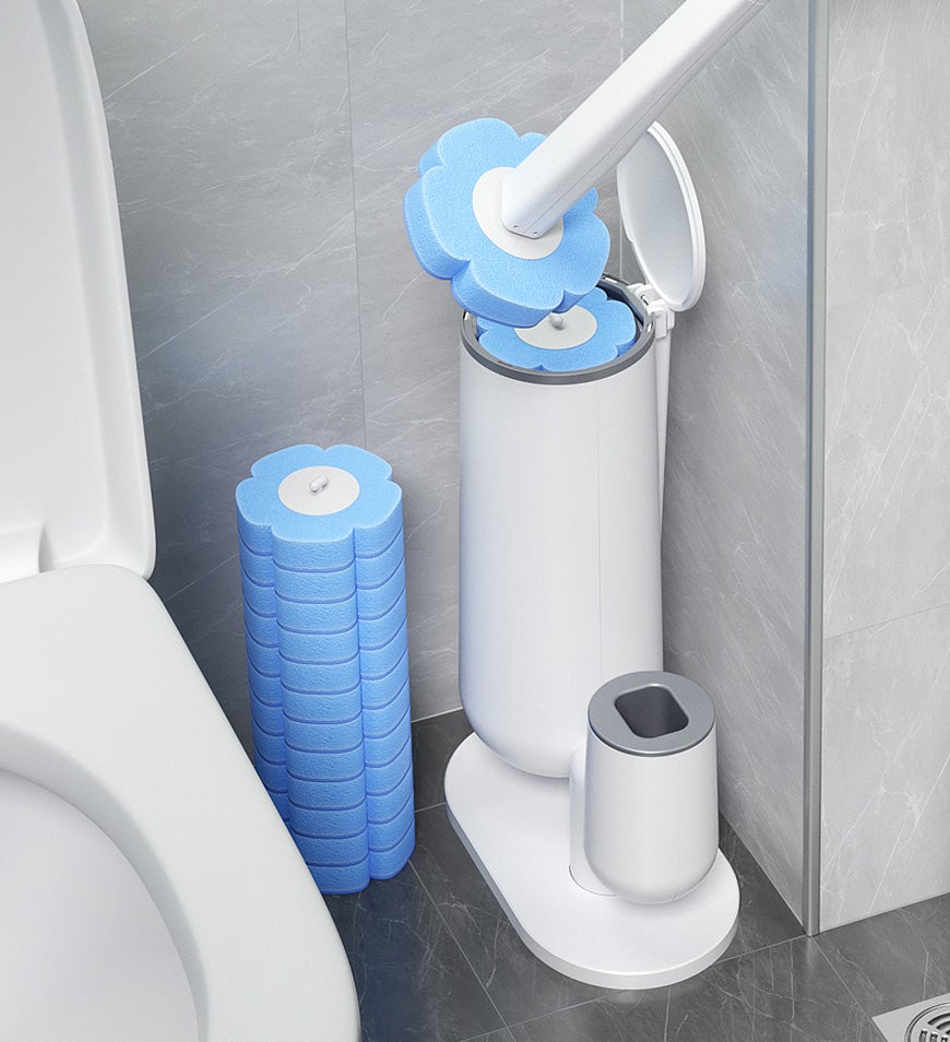 Joybos® 新生活 おしゃれ トイレ掃除 便器 省スペース 使い捨 トイレブラシ セット